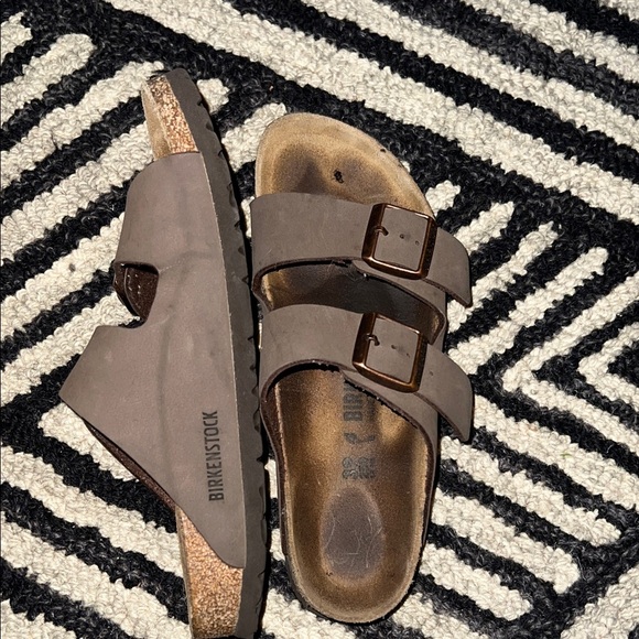 Birkenstock Dark Brown Double Strap Sandals - Picture 4 of 5